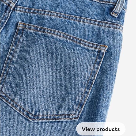 WORN ONCE H&M straight high Jeans - Picture 4 of 8